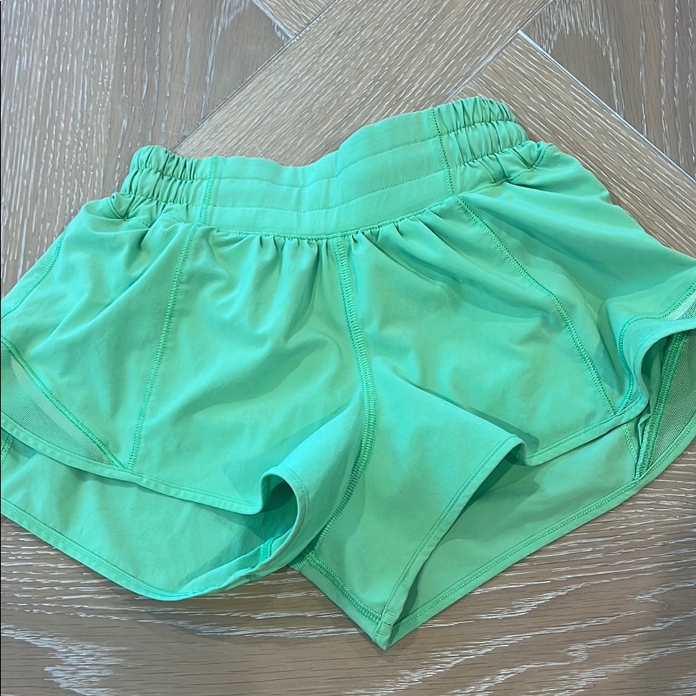 Lululemon Athletica lime Green Athletic Shorts